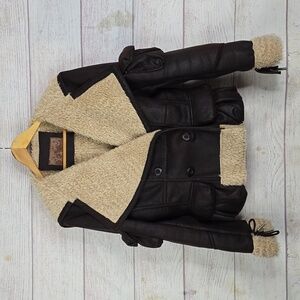 Chocolate brown warm jacket sz Large